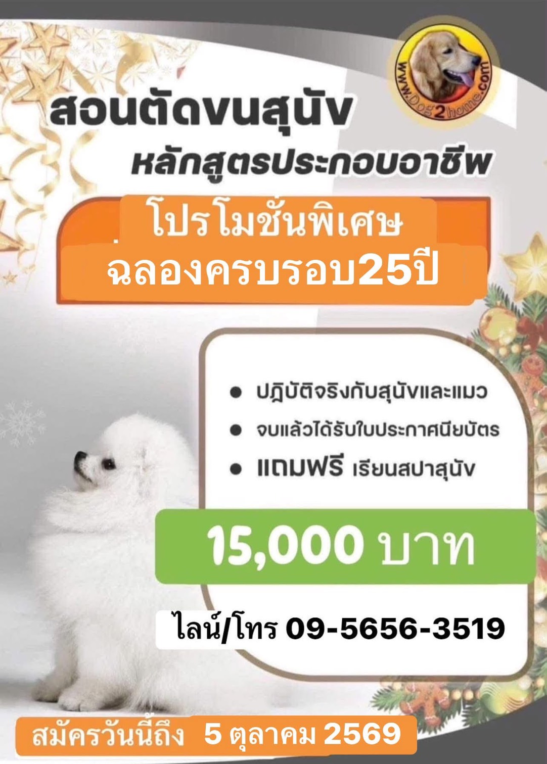 สอนตัดขนสุนัข